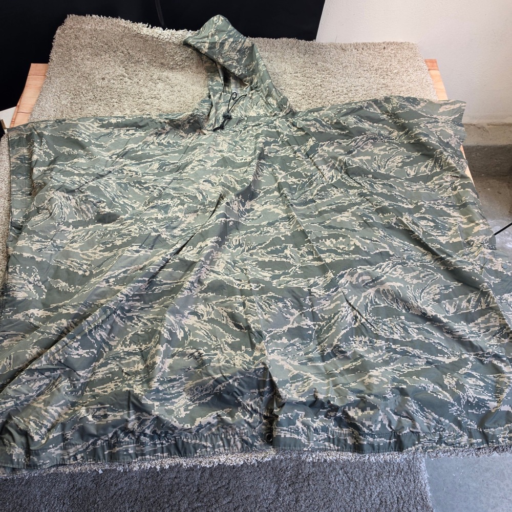 Air Force Advantage Wear & Gear Rain Poncho Mens Digital Camo Tactical Military